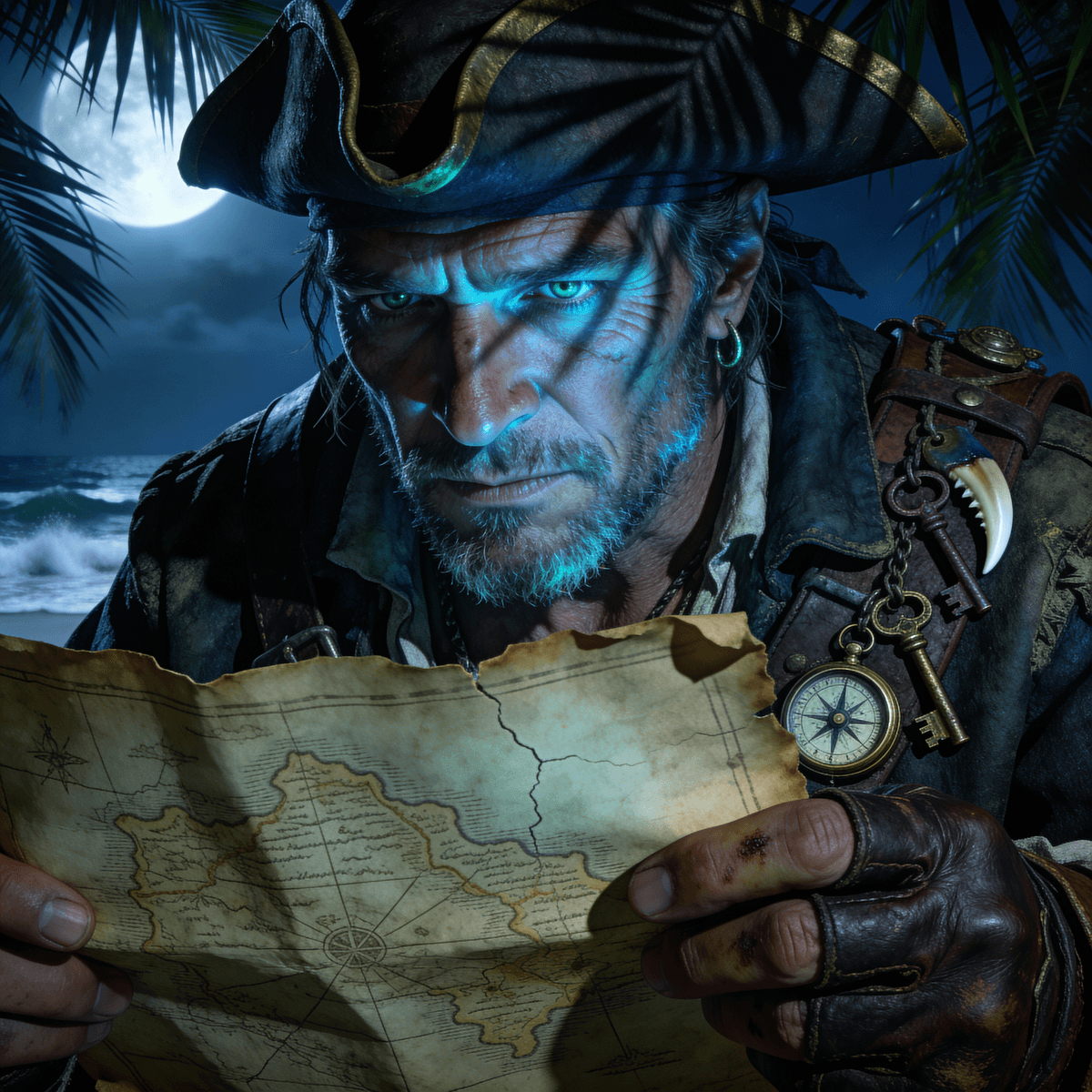 Treasure Hunter example generated with ByteDance SeeDream v4.5