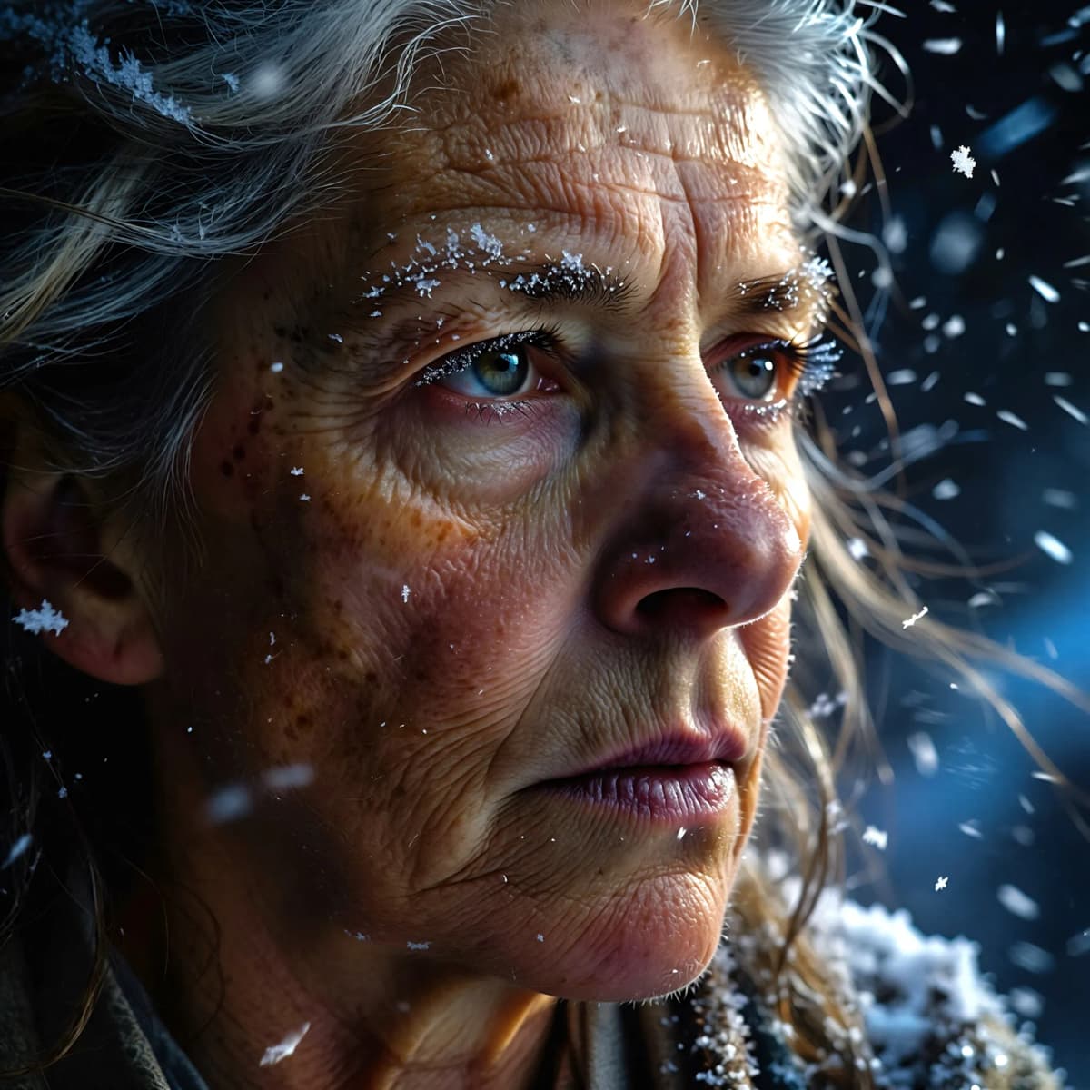 Cinematic Blizzard example generated with ImagineArt 1.5