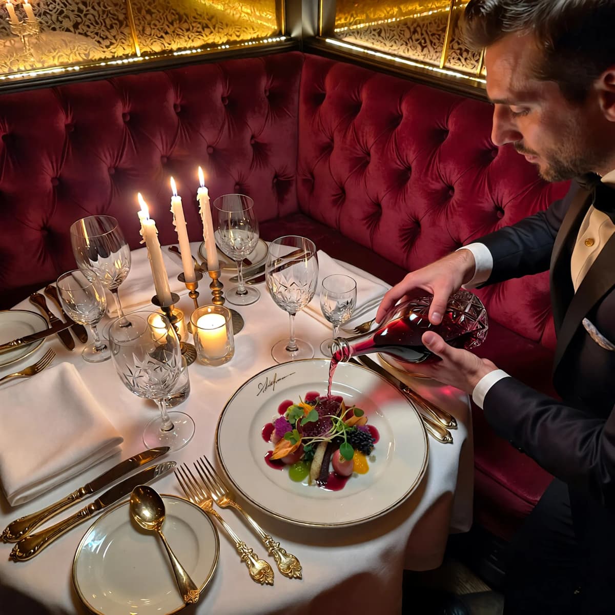 Fine Dining example generated with ImagineArt 1.5