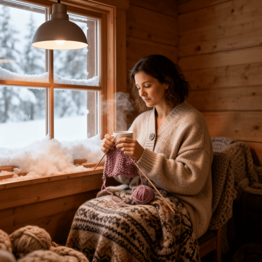 Cozy Cabin example generated with Flux 2