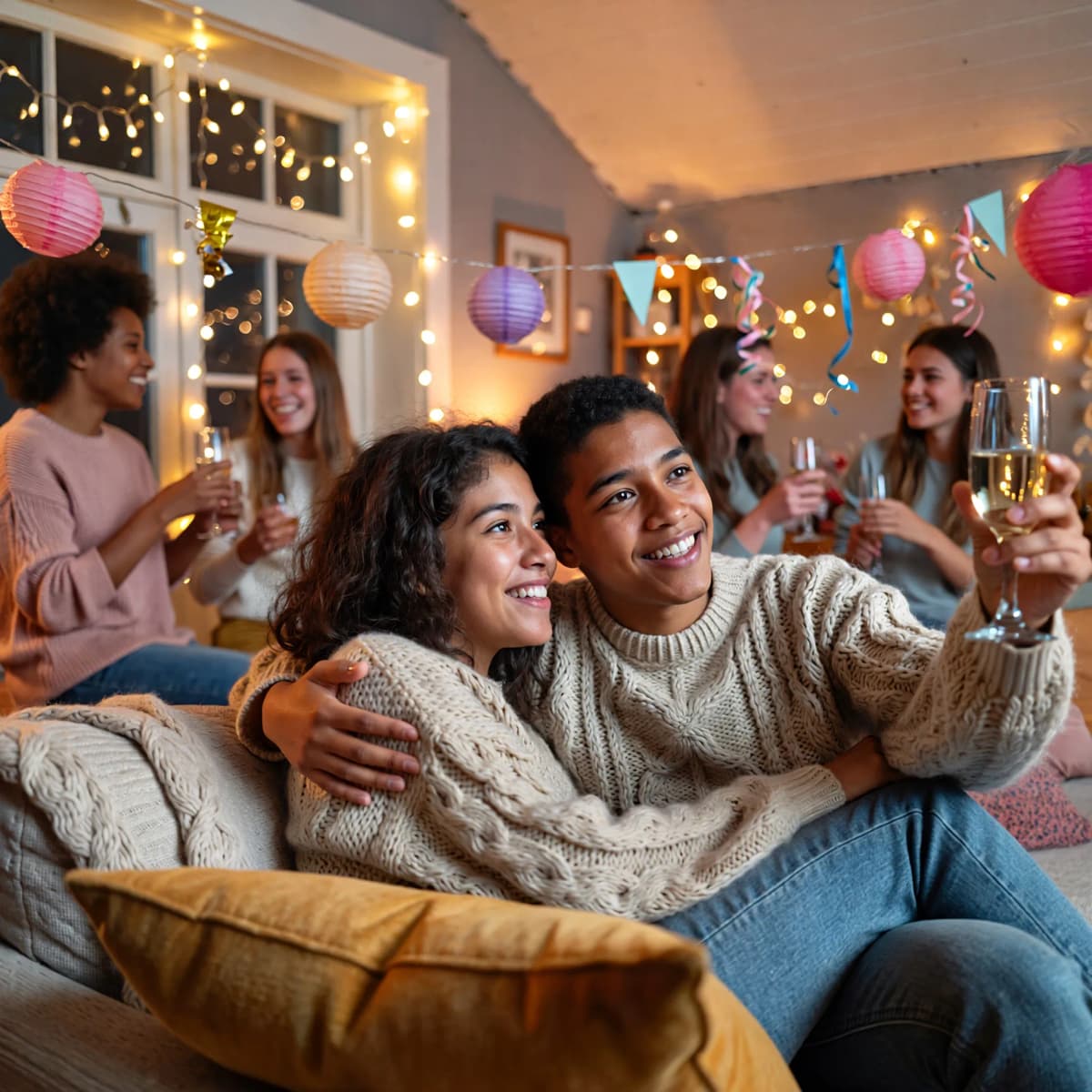 Casual Party example generated with ImagineArt 1.5