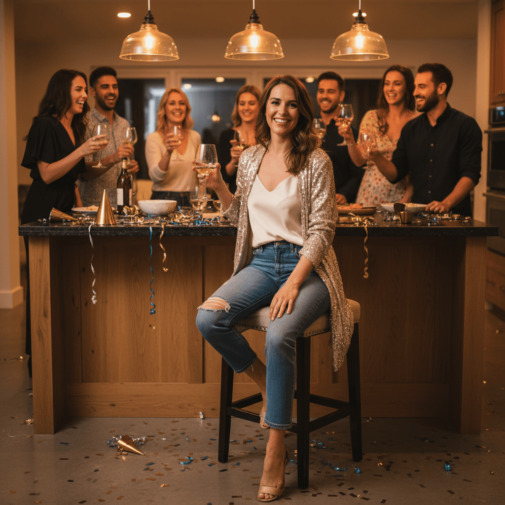 Casual Party example generated with Nano Banana