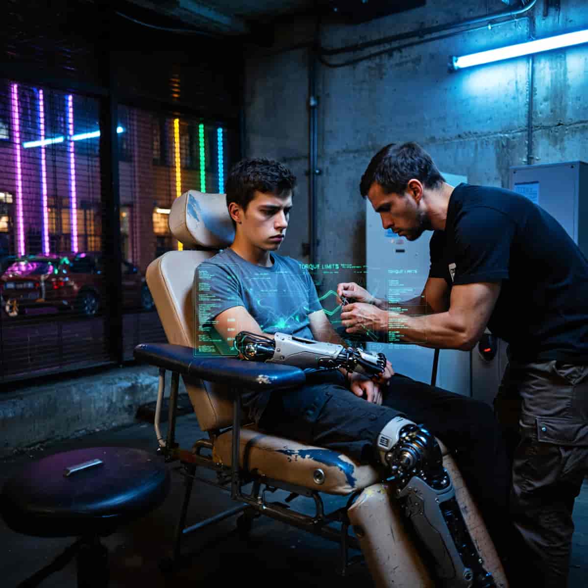 Ripperdoc Clinic example generated with ImagineArt 1.5