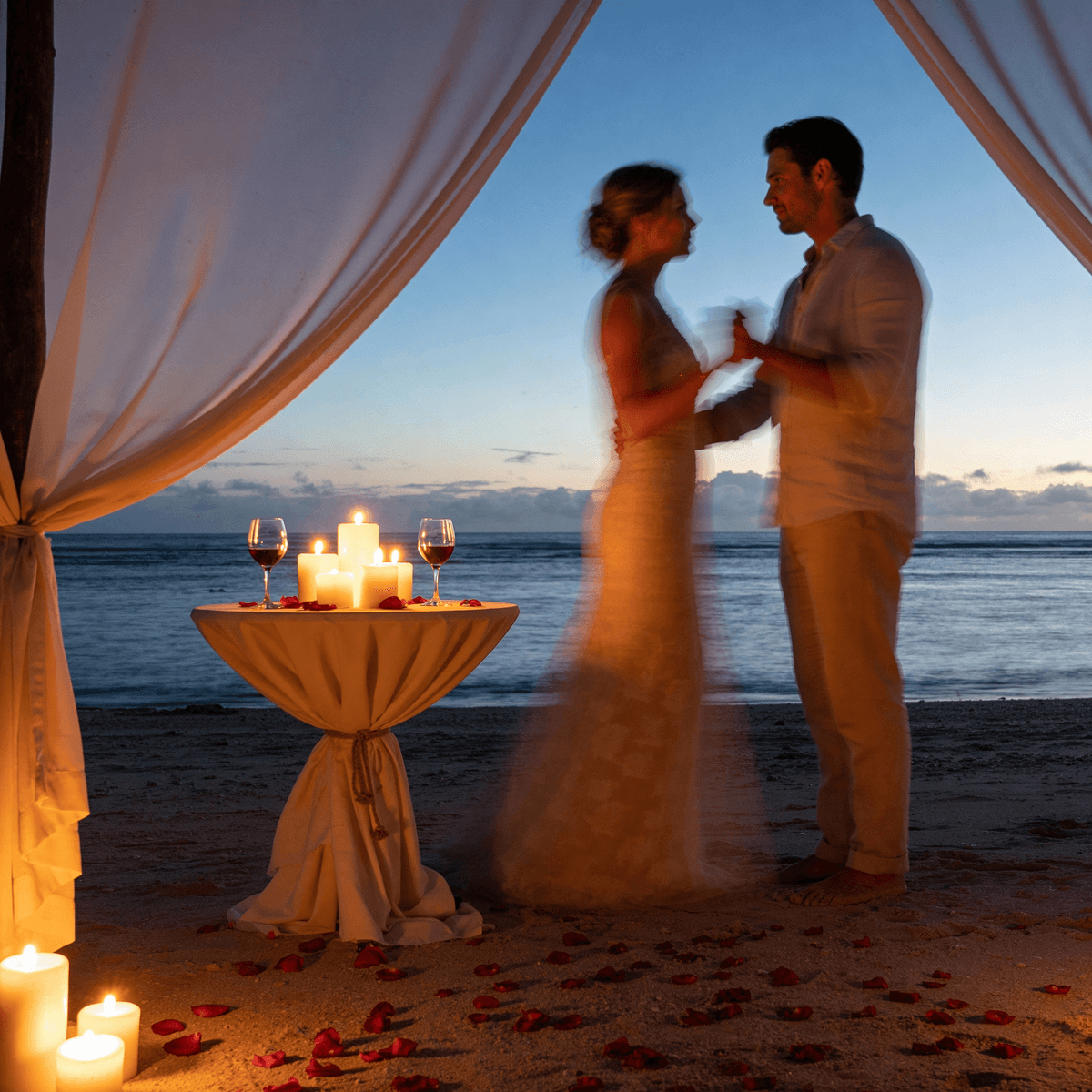 Romantic Dinner example generated with ByteDance SeeDream v4.5