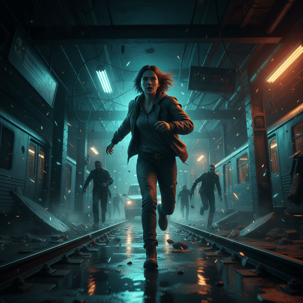 Horde Chase example generated with Nano Banana