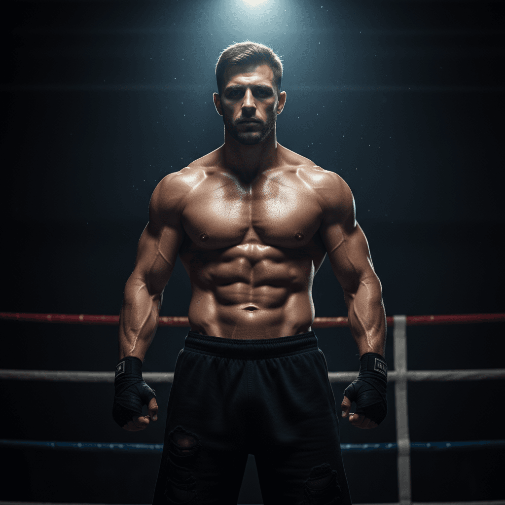 Muscular Physique example generated with Nano Banana