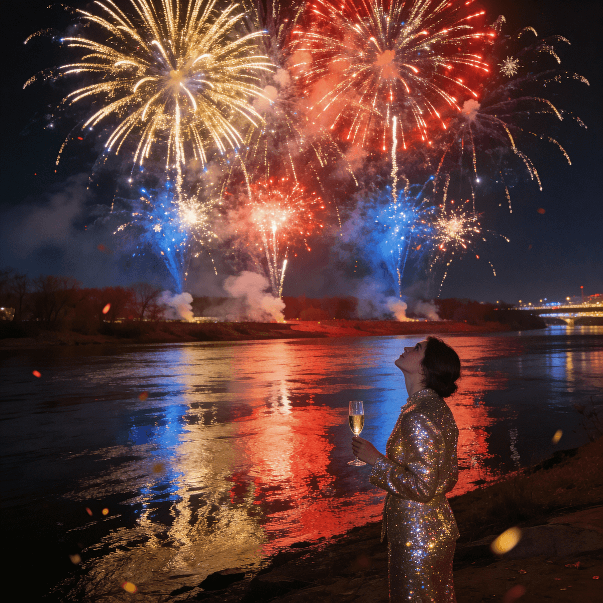 Fireworks example generated with ByteDance SeeDream v4.5