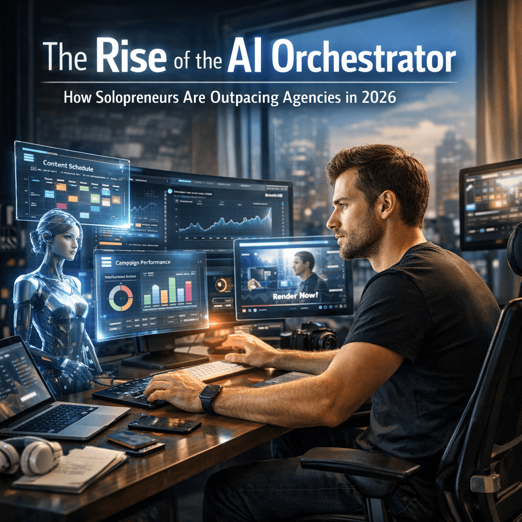 The Rise of the AI Orchestrator: How Solopreneurs Are Outpacing Agencies in 2026