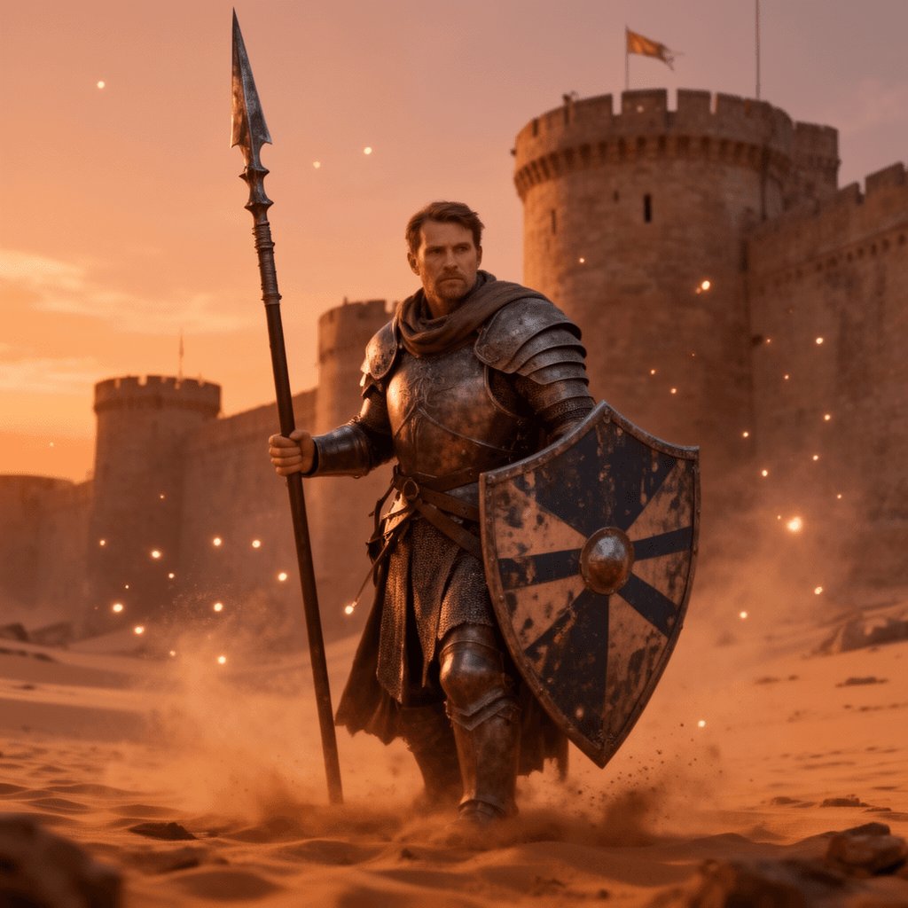 Chivalry example generated with Flux 2