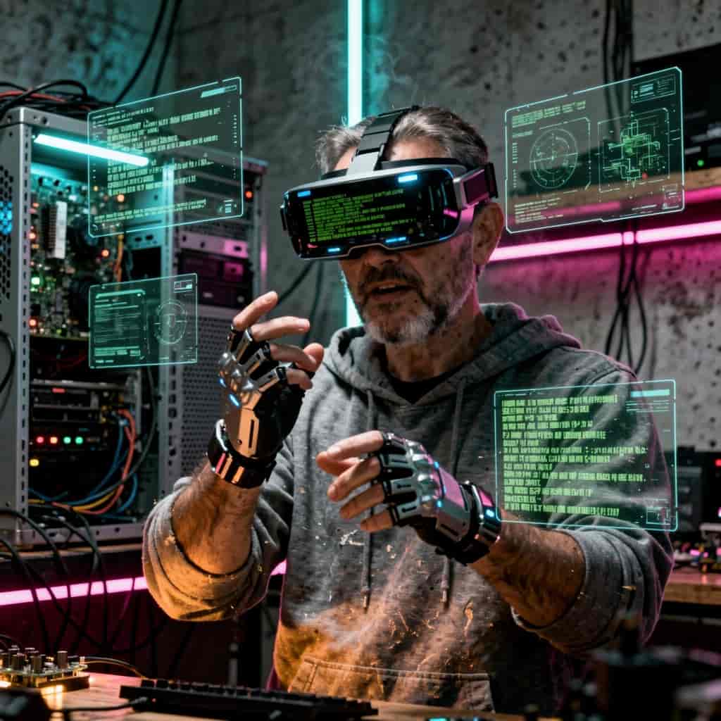 Netrunner example generated with Flux 2 Pro