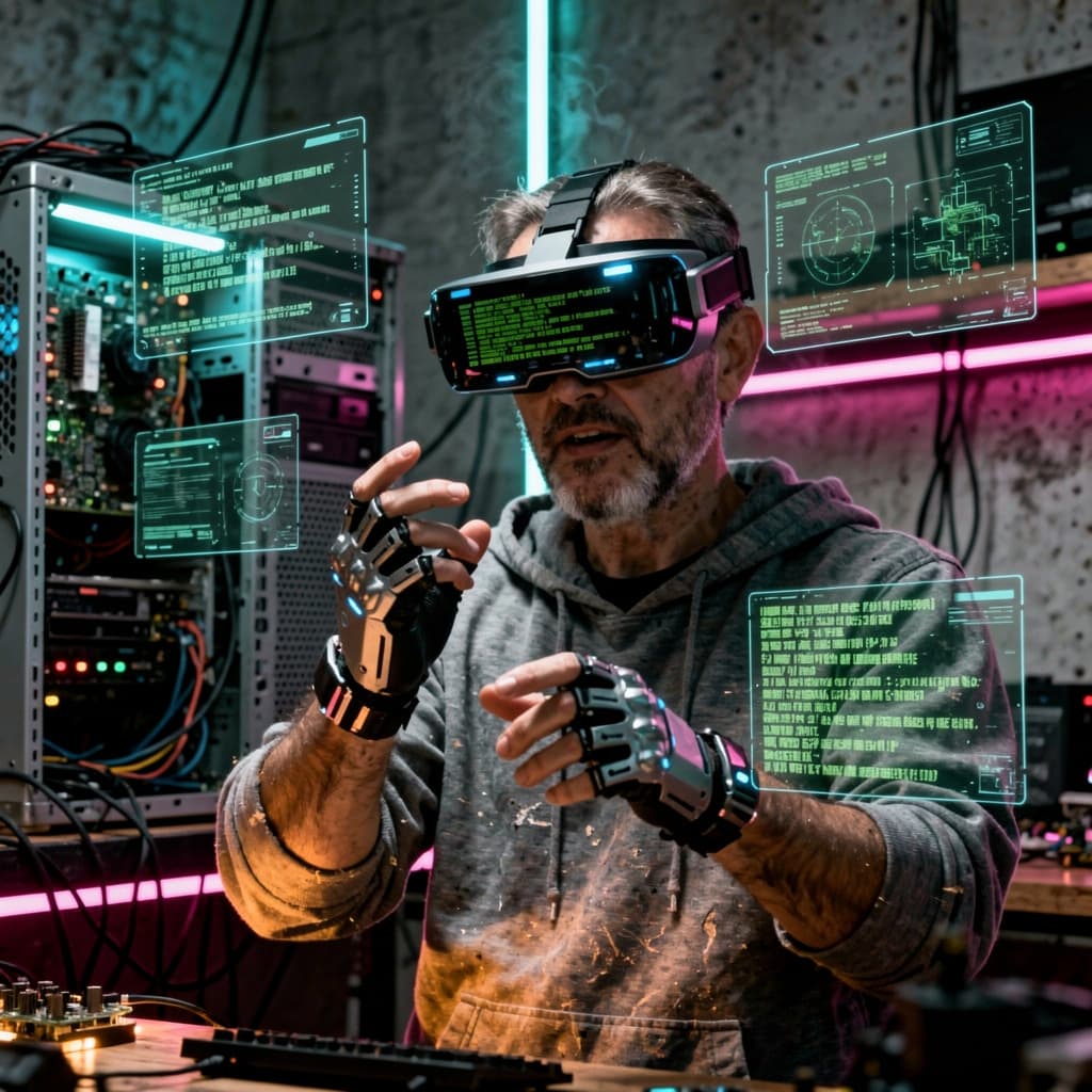 Netrunner example generated with Flux 2 Pro