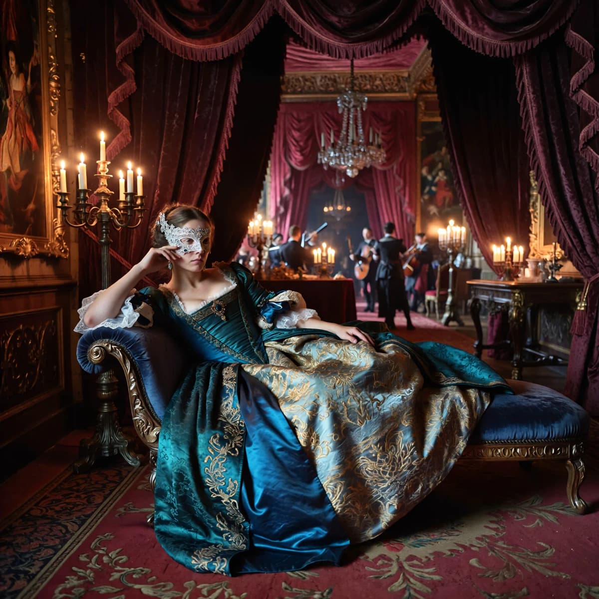 Masquerade Ball example generated with ImagineArt 1.5