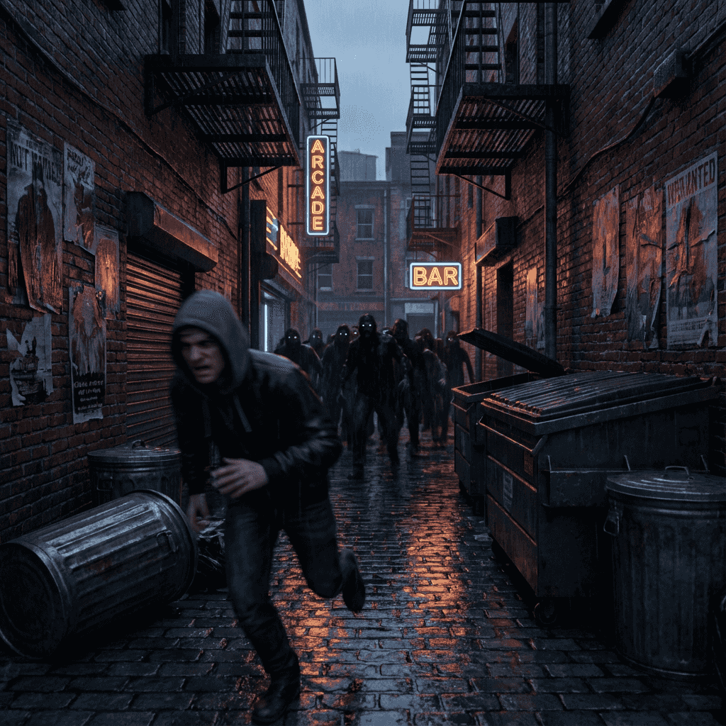 Horde Chase example generated with Nano Banana Pro