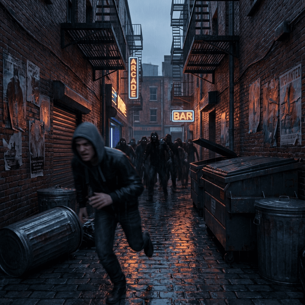 Horde Chase example generated with Nano Banana Pro