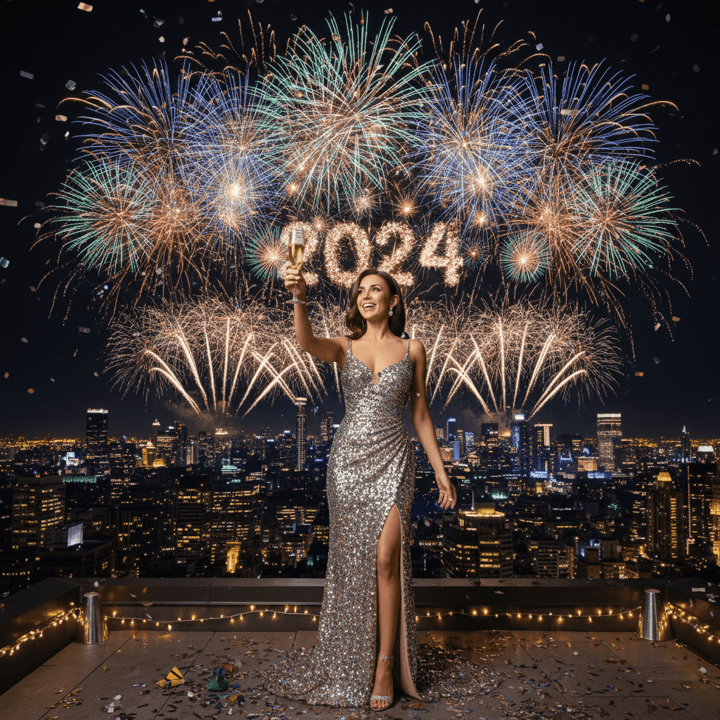 Fireworks example generated with Nano Banana