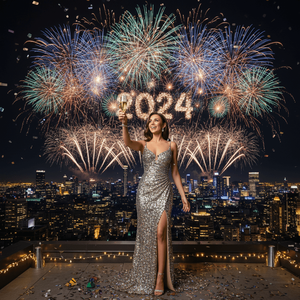 Fireworks example generated with Nano Banana