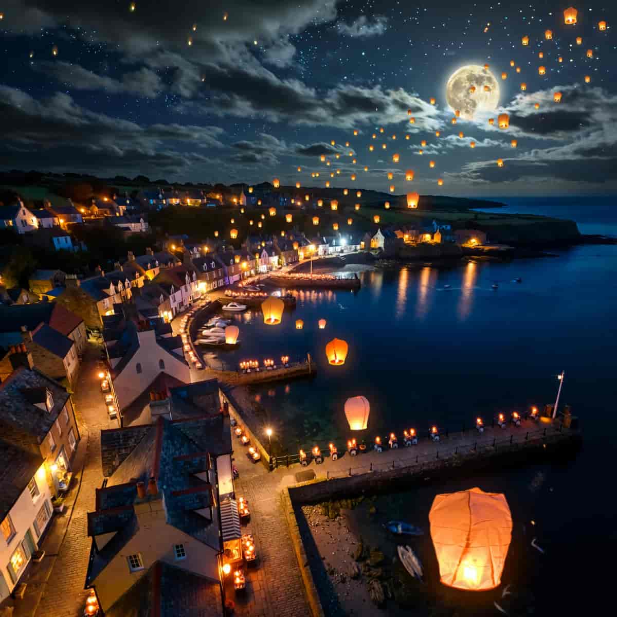 Flying Scene example generated with ImagineArt 1.5