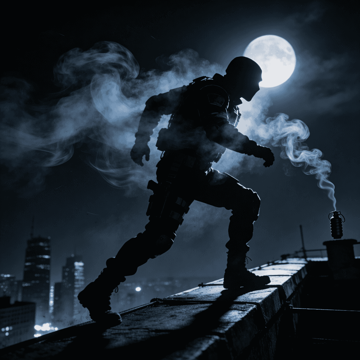 Stealth Hero example generated with ByteDance SeeDream v4.5