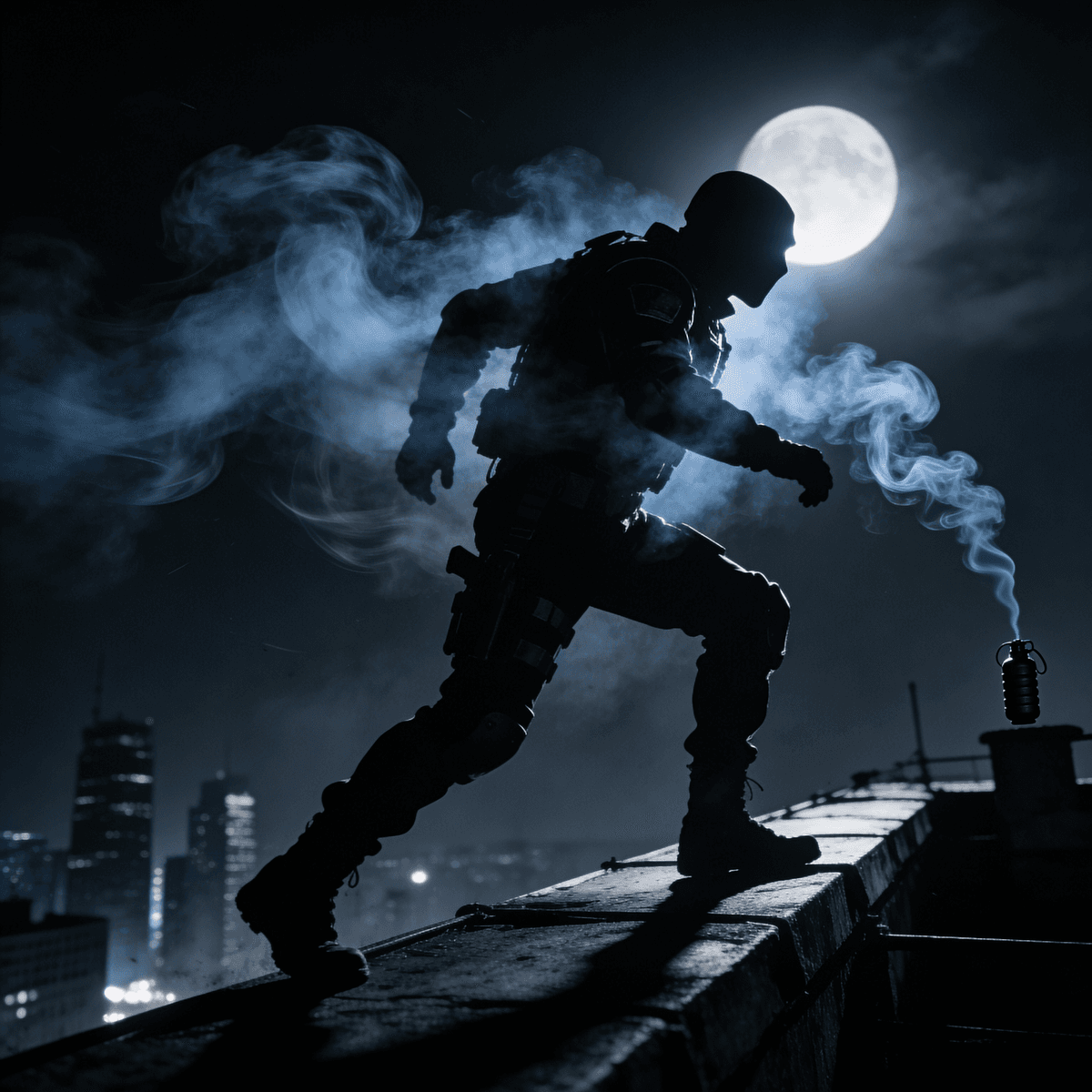 Stealth Hero example generated with ByteDance SeeDream v4.5