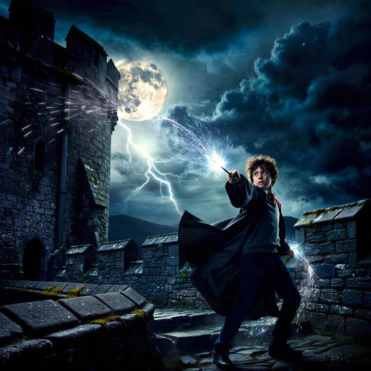 Hogwarts example generated with ImagineArt 1.5