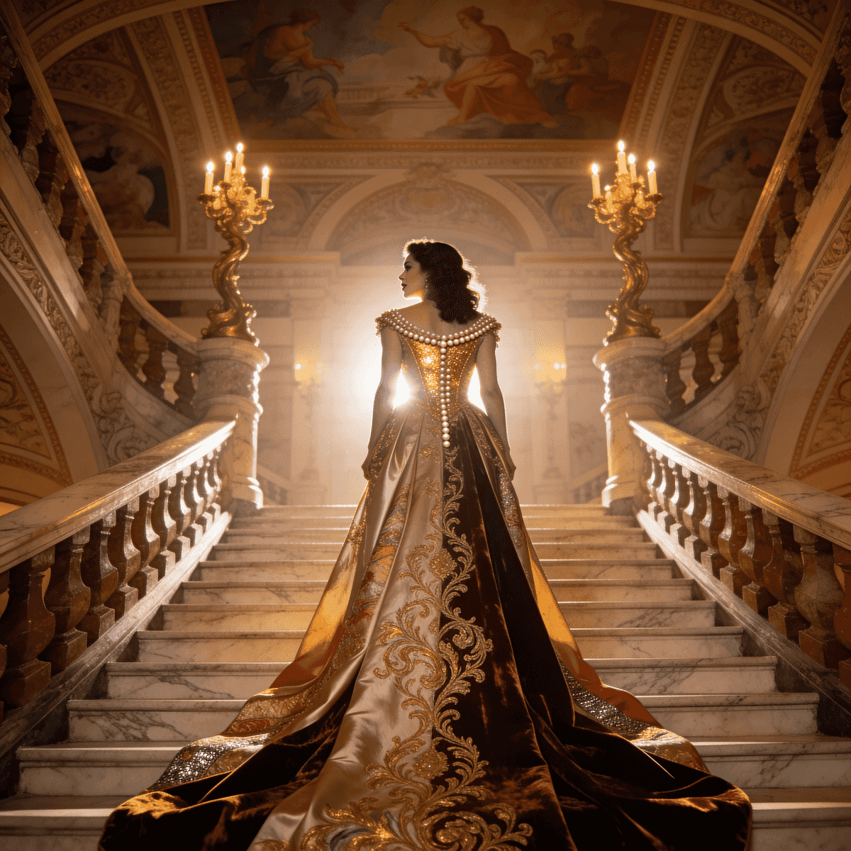 Gilded Glamour example generated with ByteDance SeeDream v4.5