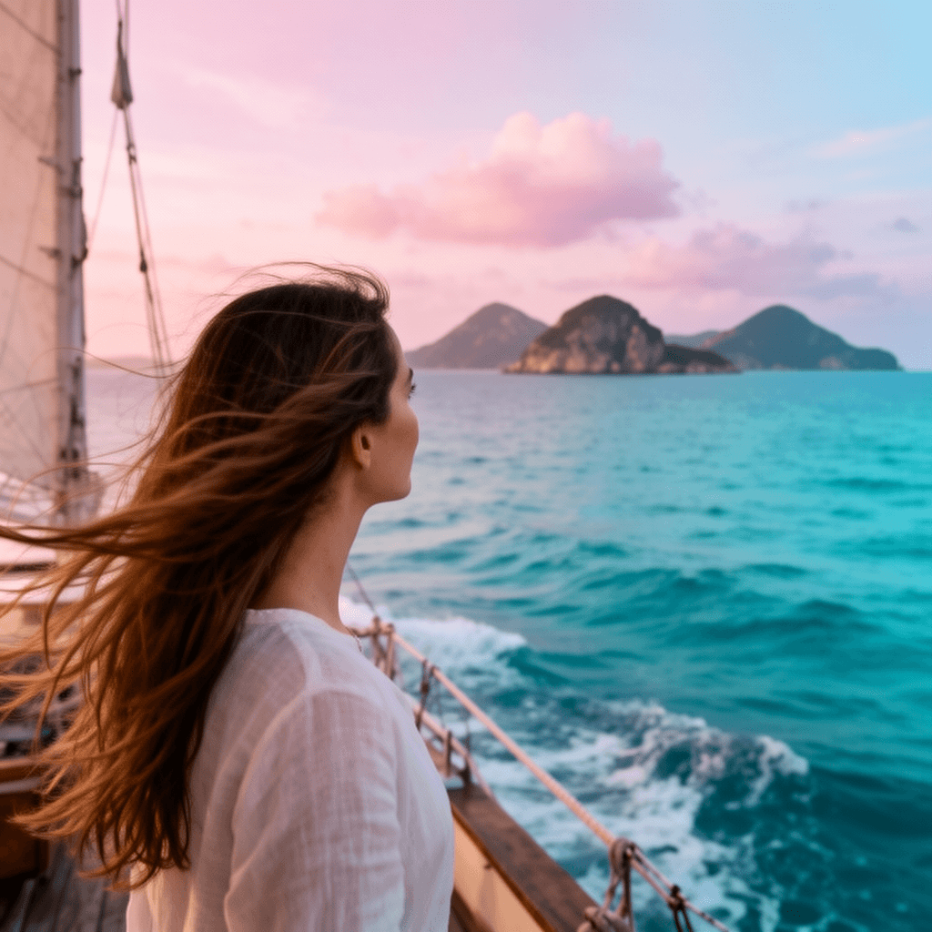 Ocean Getaway example generated with Flux 2