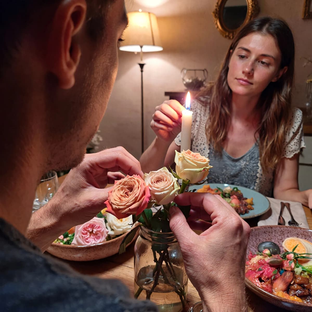 Romantic Dinner example generated with ImagineArt 1.5