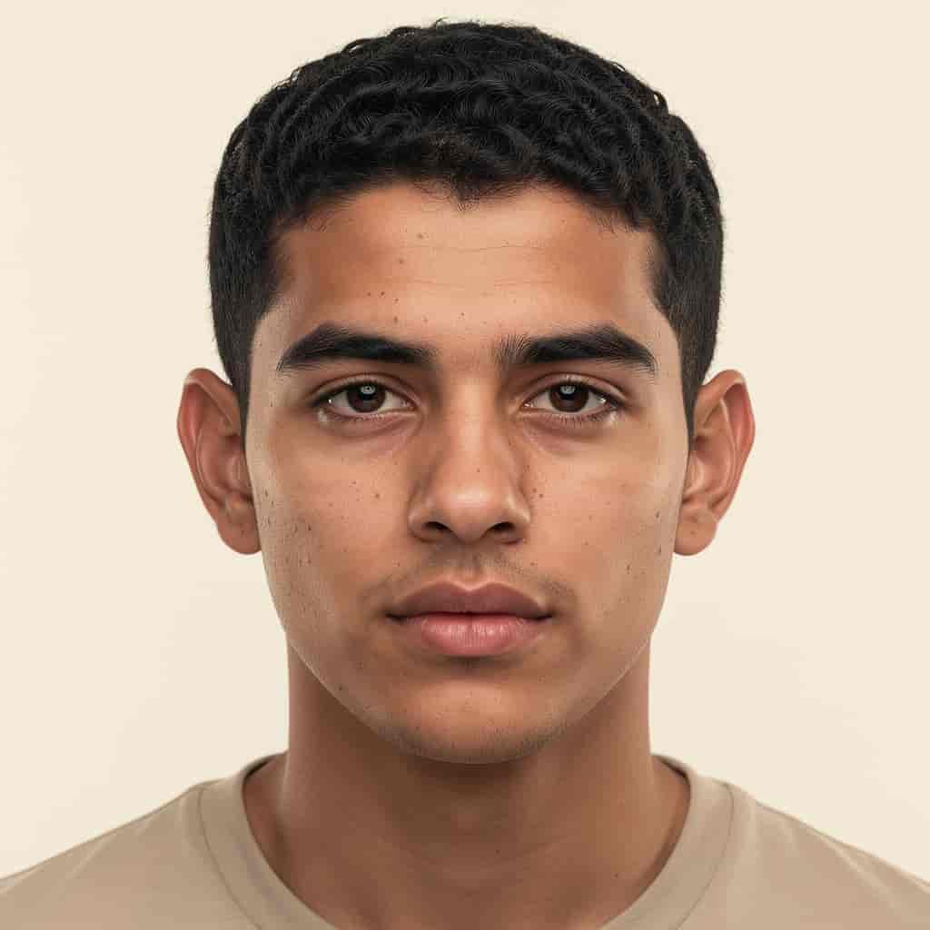 Travel ID example generated with Flux 2 Pro