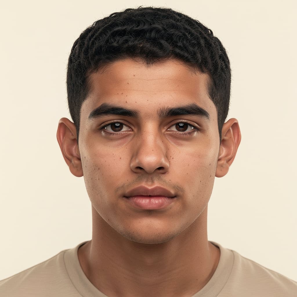 Travel ID example generated with Flux 2 Pro