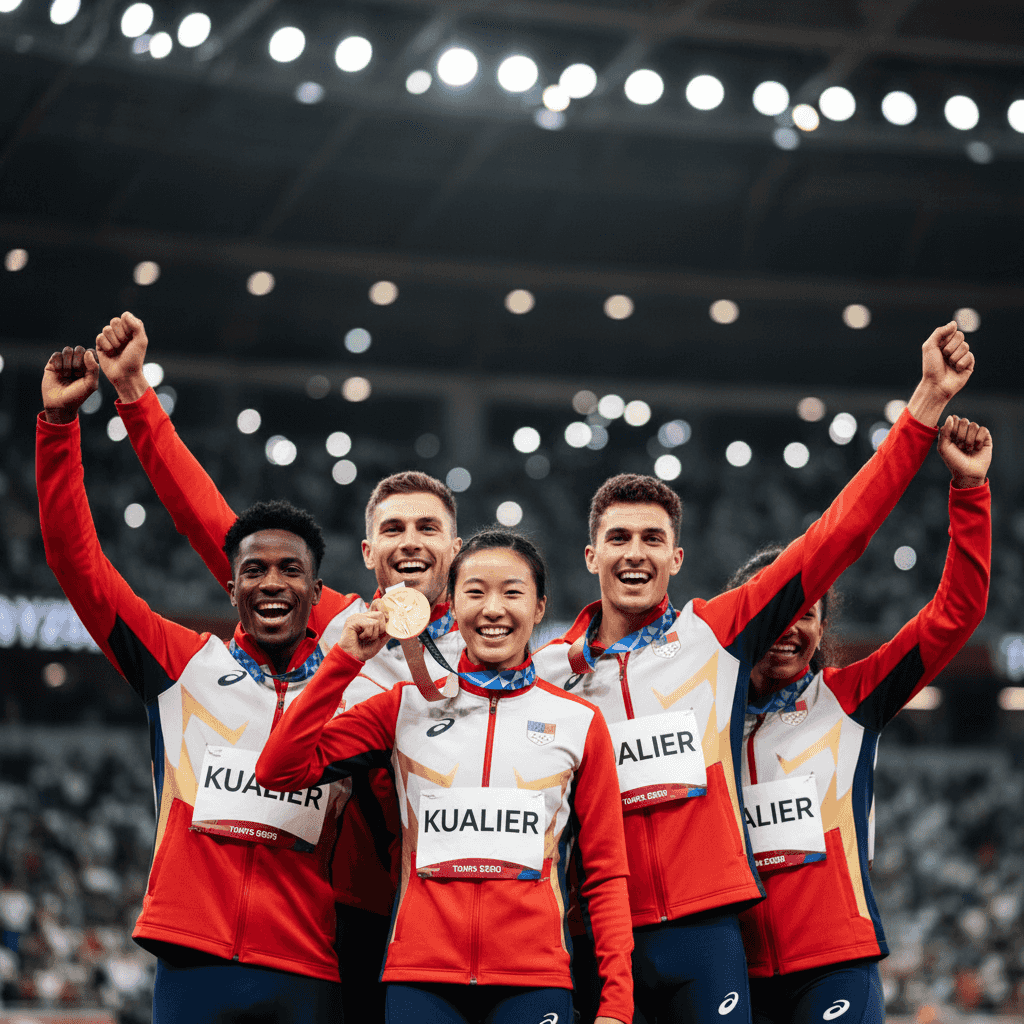 Champion Pose example generated with Nano Banana