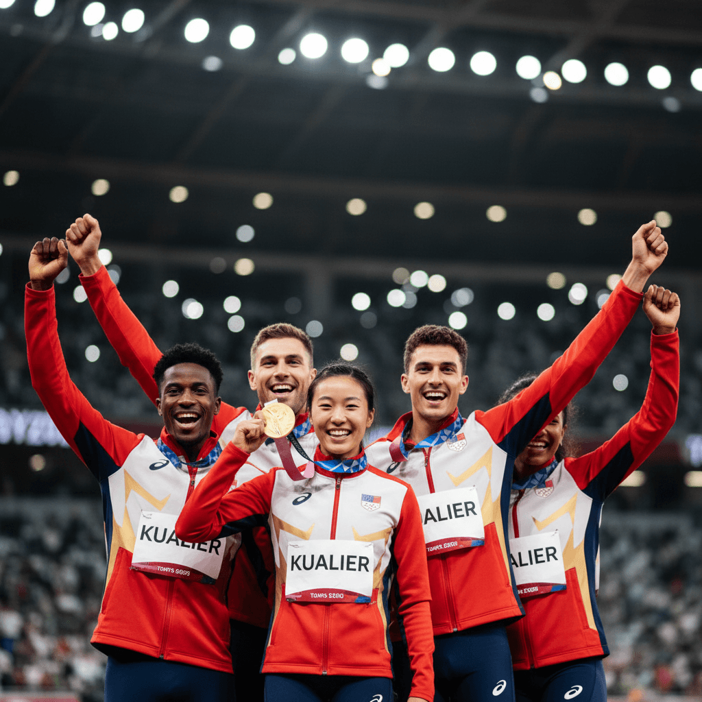 Champion Pose example generated with Nano Banana