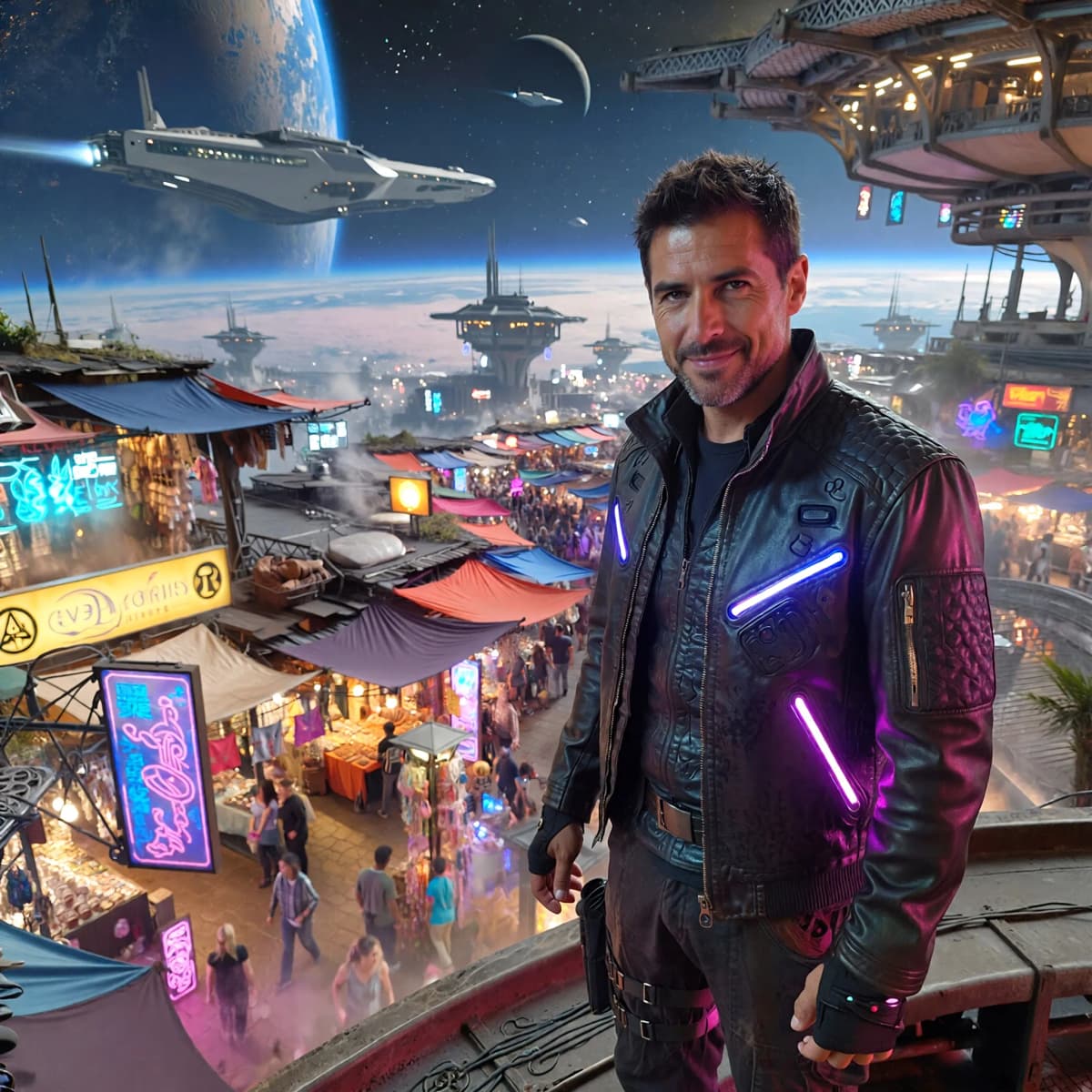 Galaxy Far Away example generated with ImagineArt 1.5