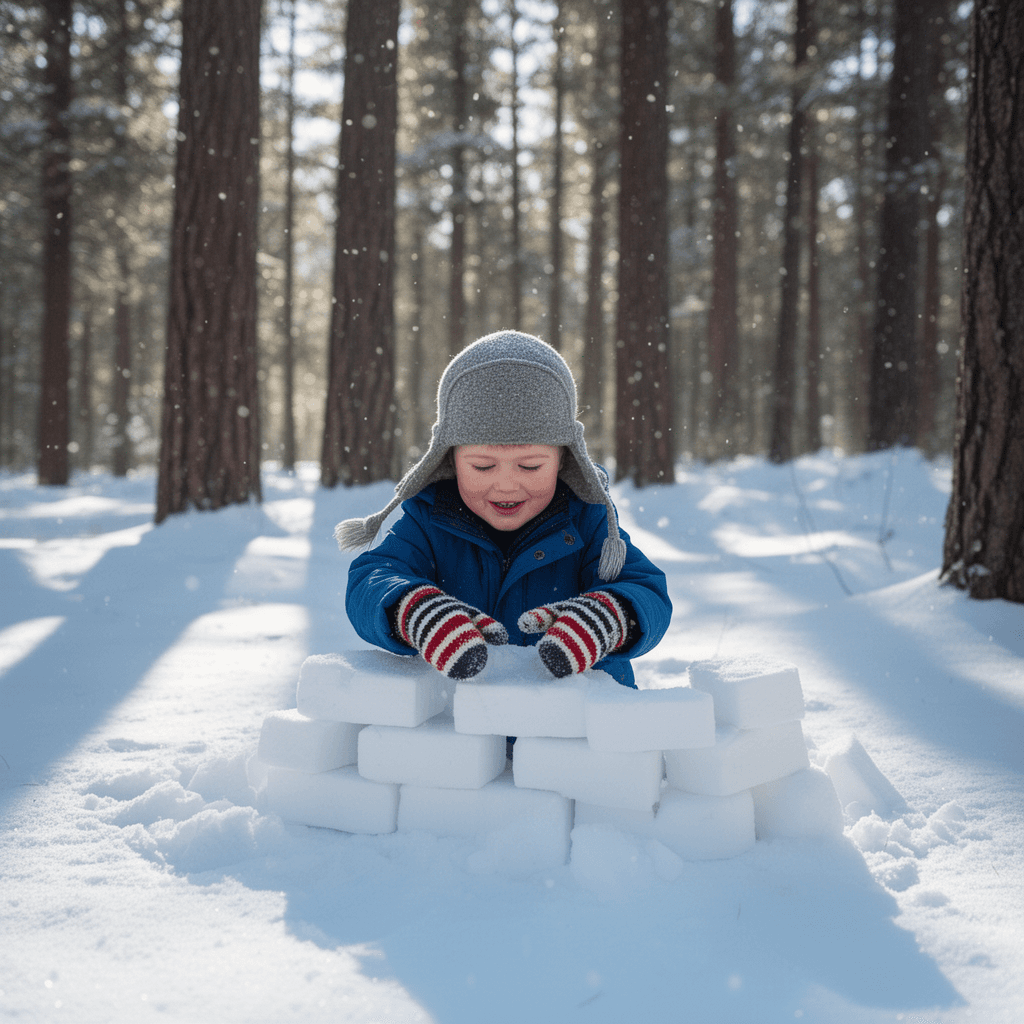 Winter Wonderland example generated with Flux 2