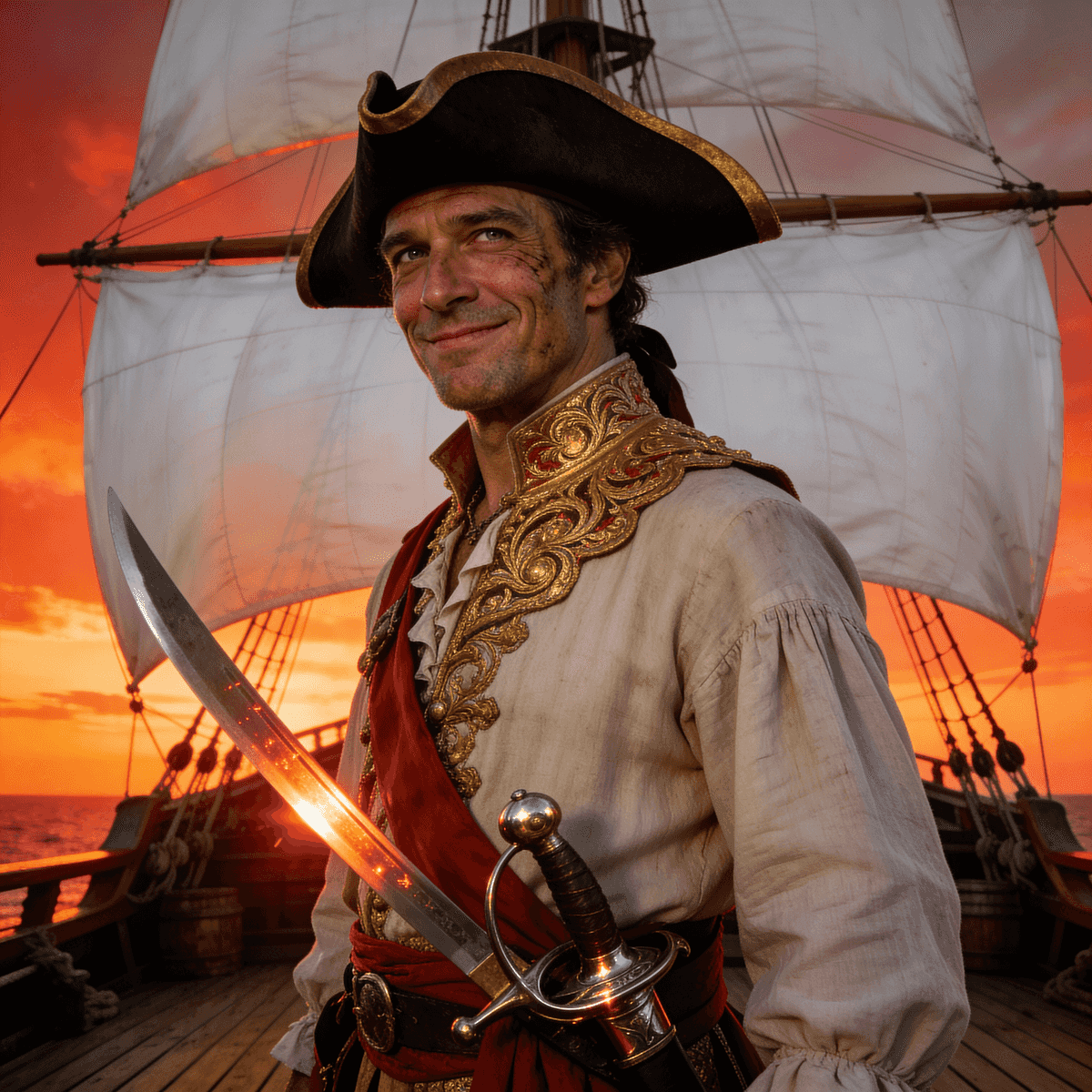 Swashbuckler example generated with ByteDance SeeDream v4.5