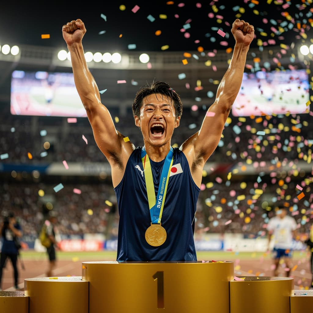 Champion Pose example generated with Flux 2 Pro