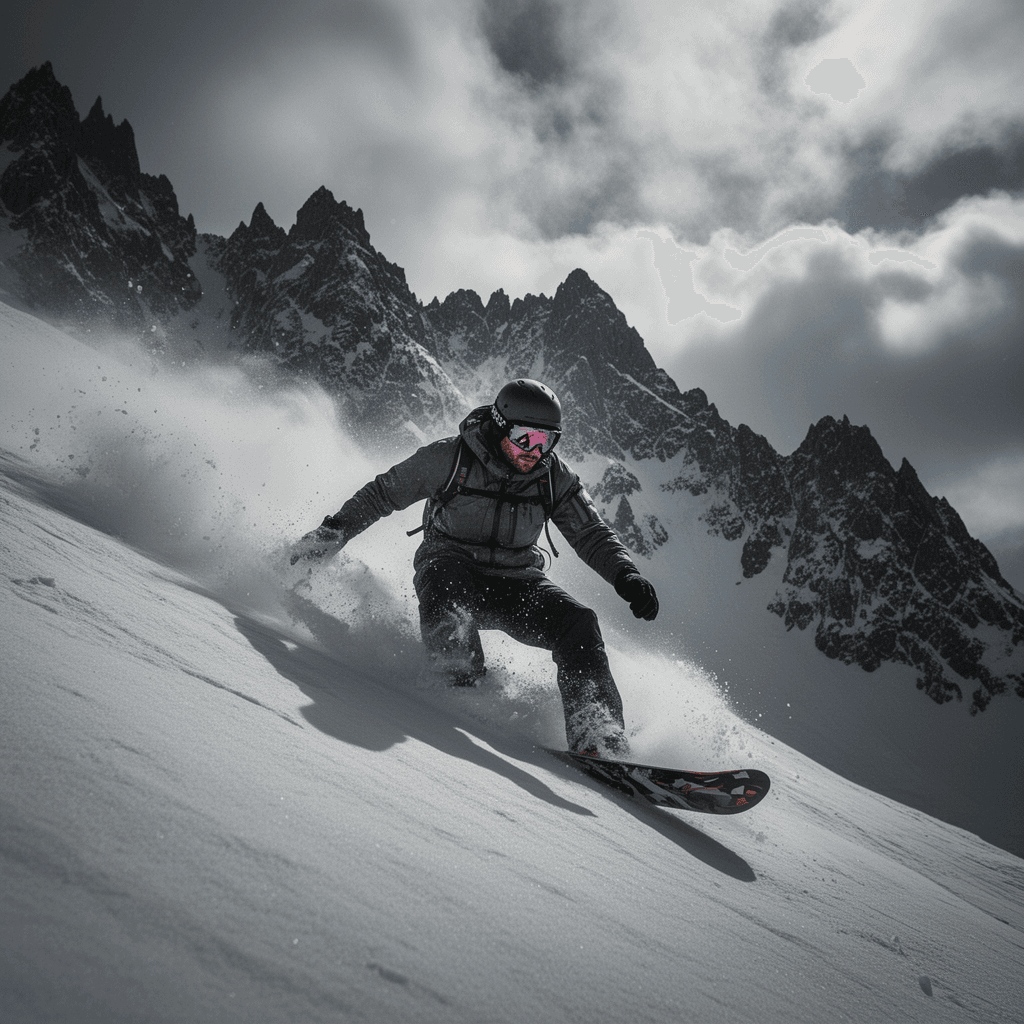 Snowboarding example generated with Flux 2