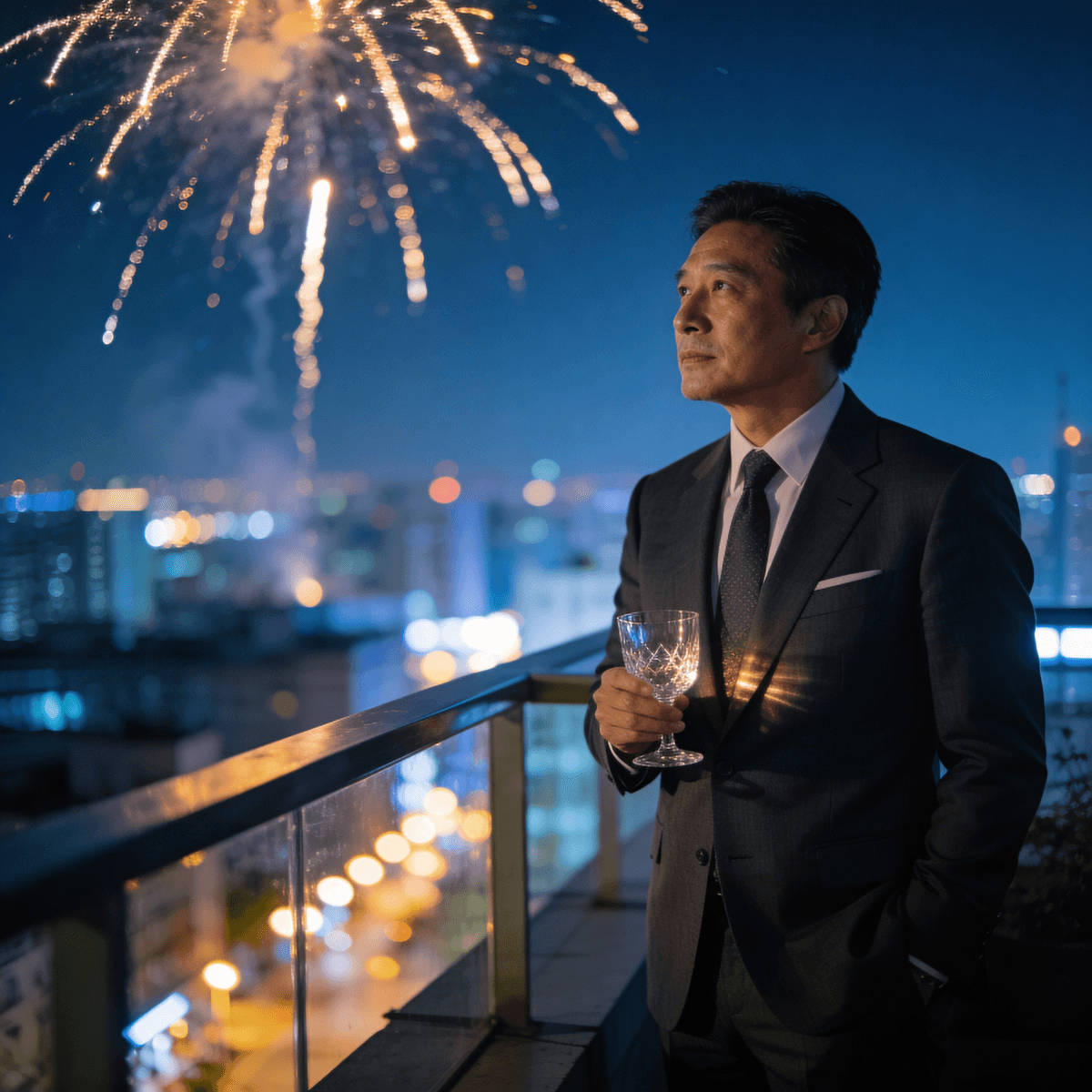 Rooftop Party example generated with ByteDance SeeDream v4.5