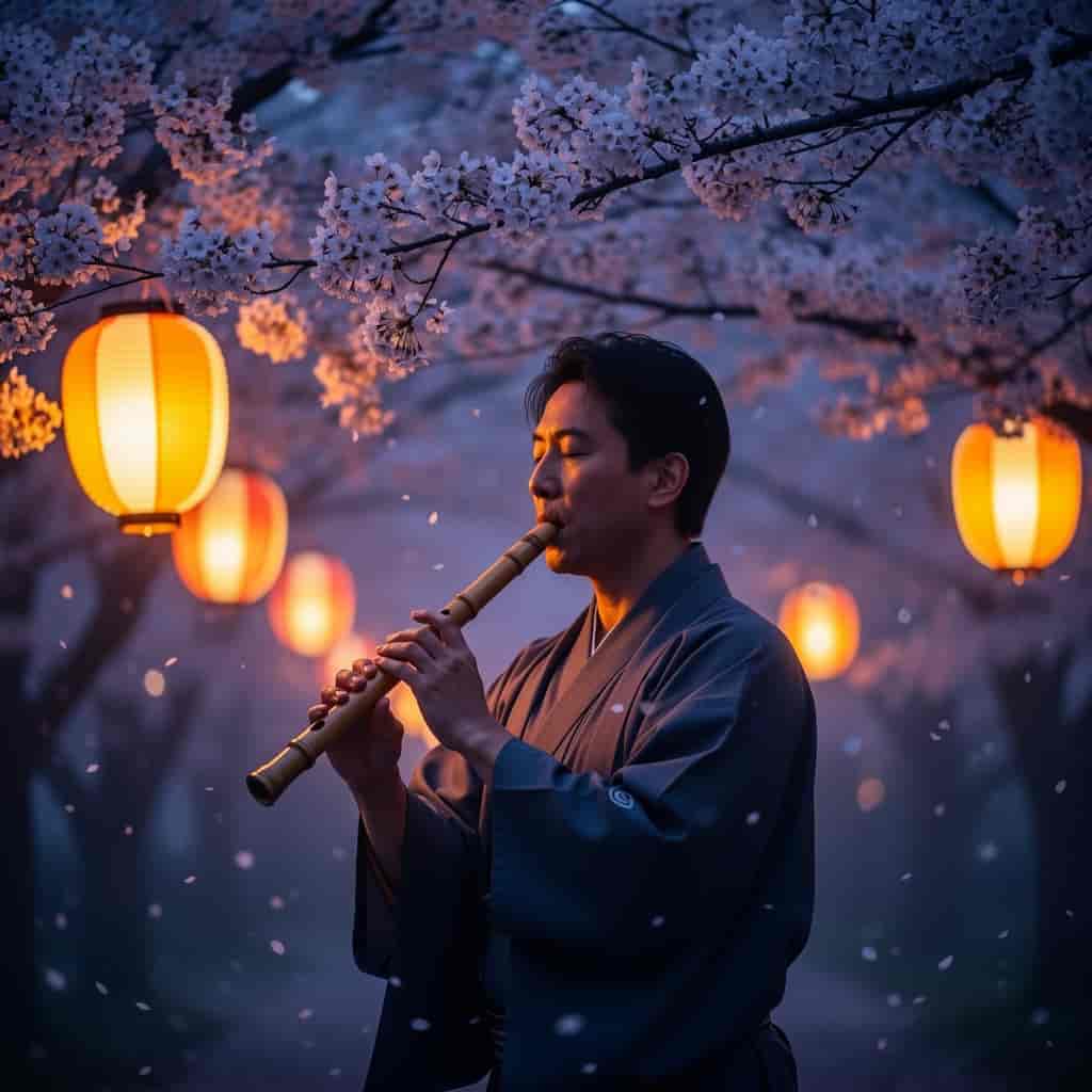 Sakura Festival example generated with Flux 2 Flex