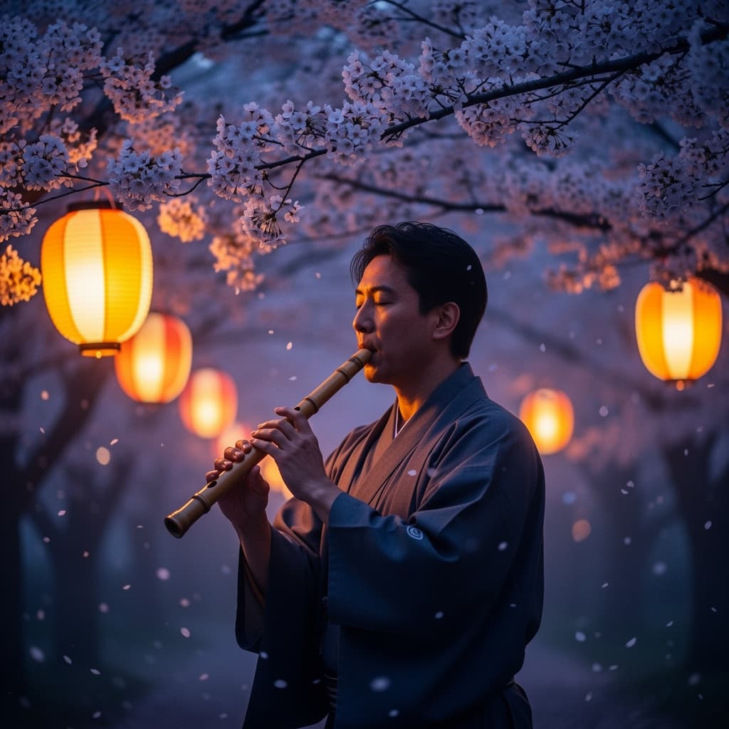 Sakura Festival example generated with Flux 2 Flex