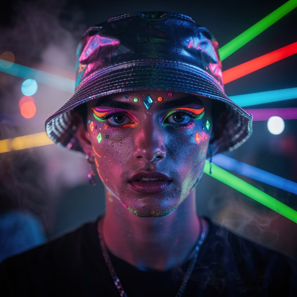 Rave example generated with Flux 2 Pro