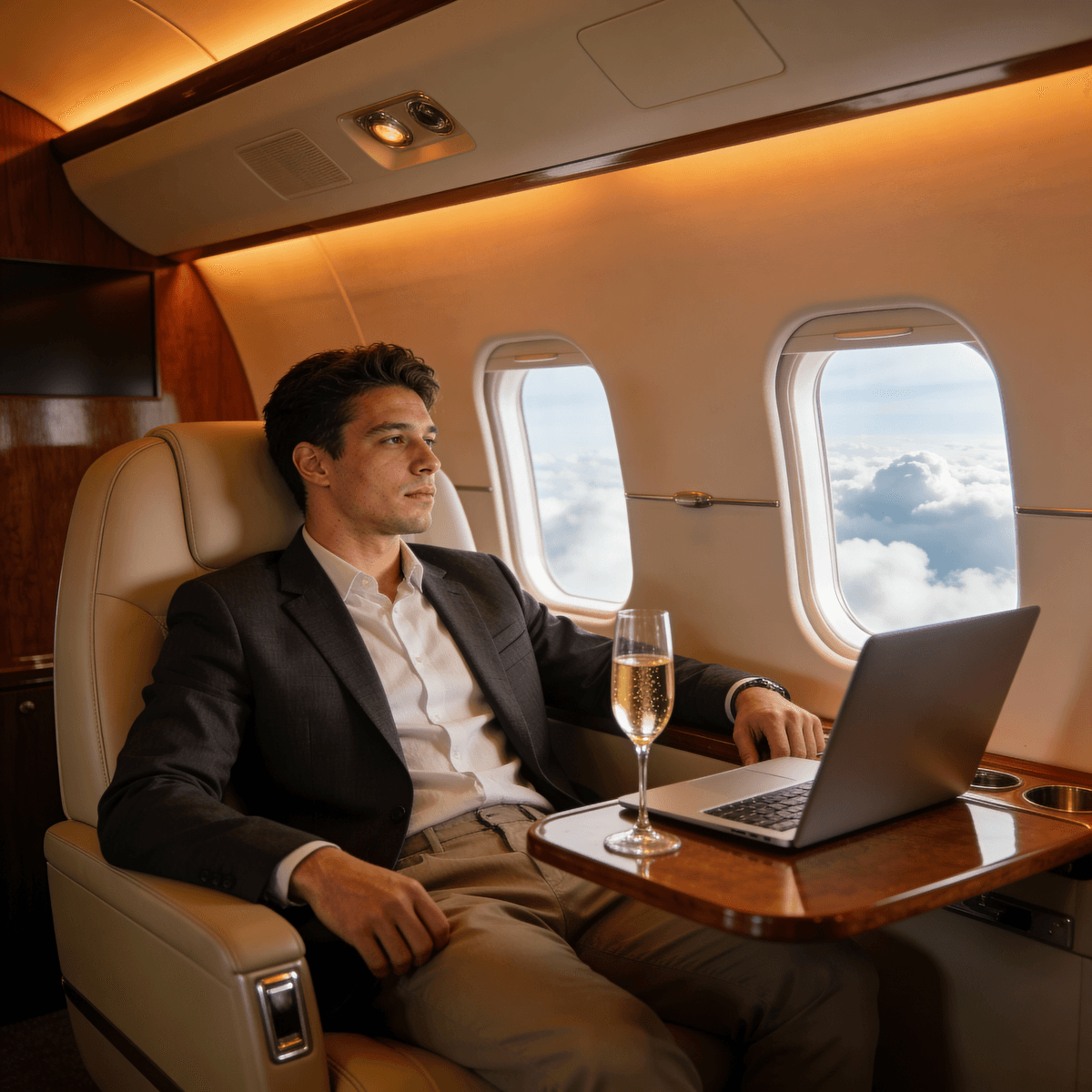 Private Jet example generated with ByteDance SeeDream v4.5