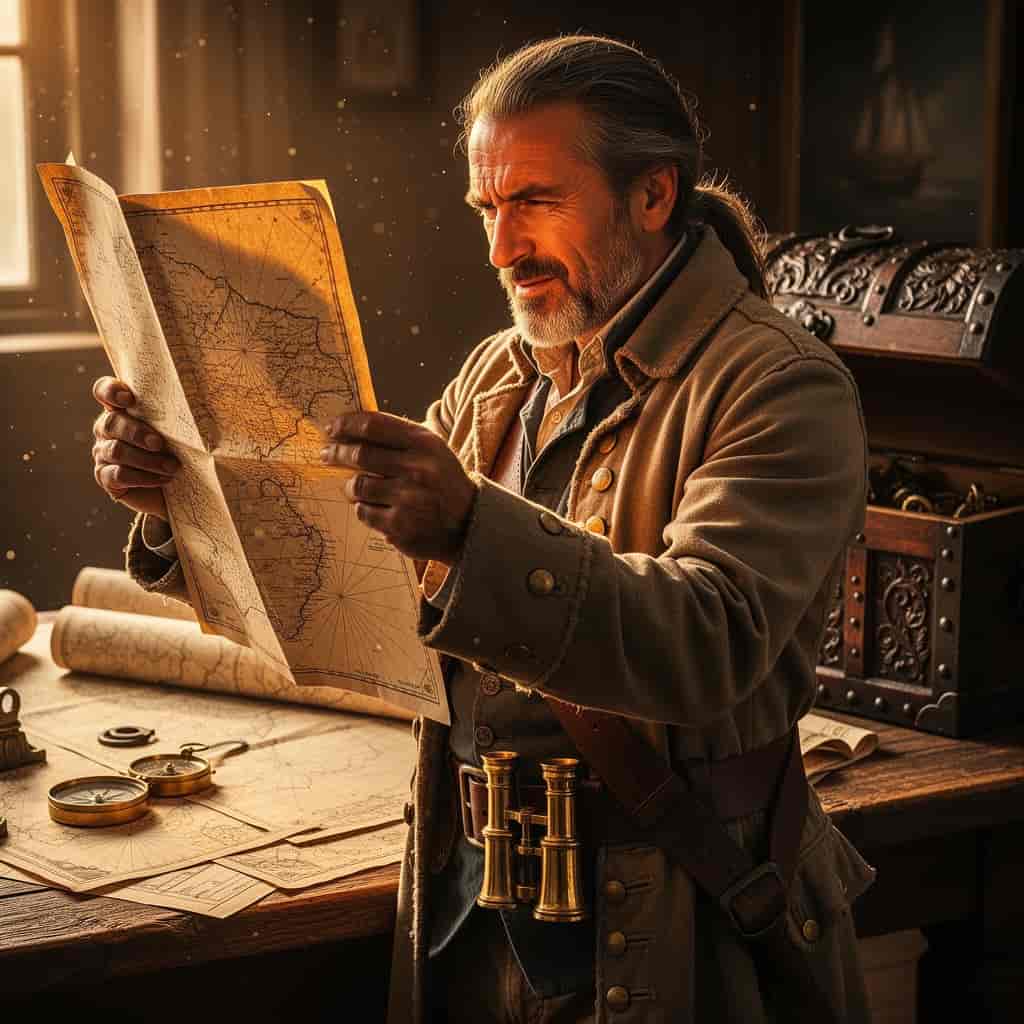 Treasure Hunter example generated with Flux 2 Flex