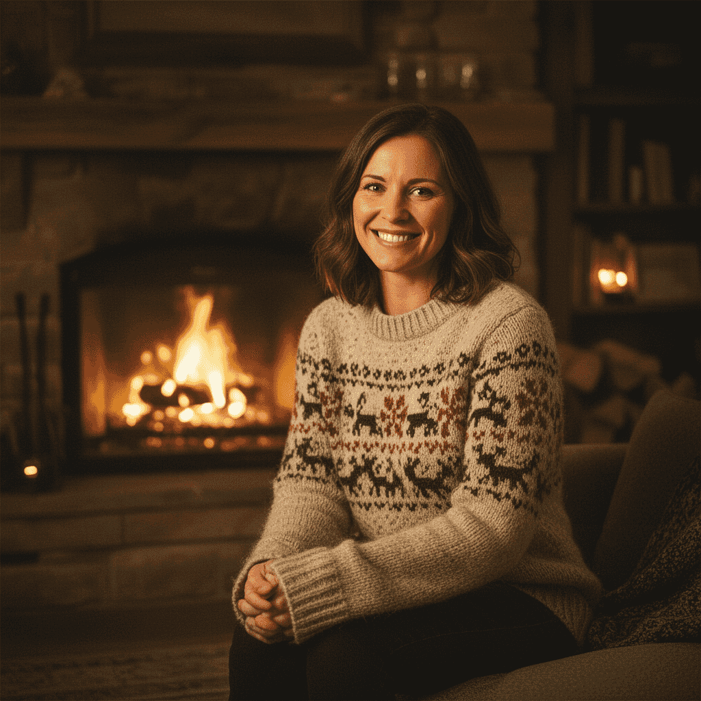 Cozy Christmas example generated with Flux 2