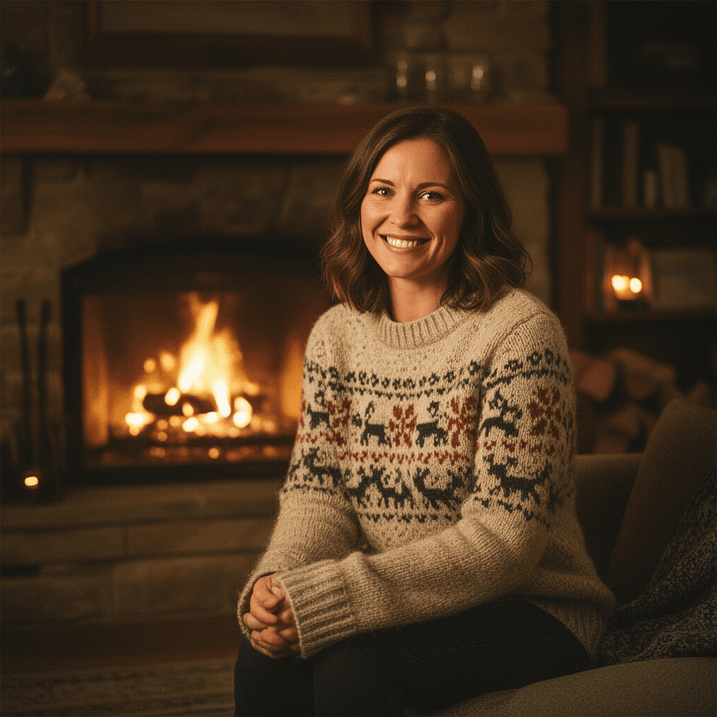 Cozy Christmas example generated with Flux 2