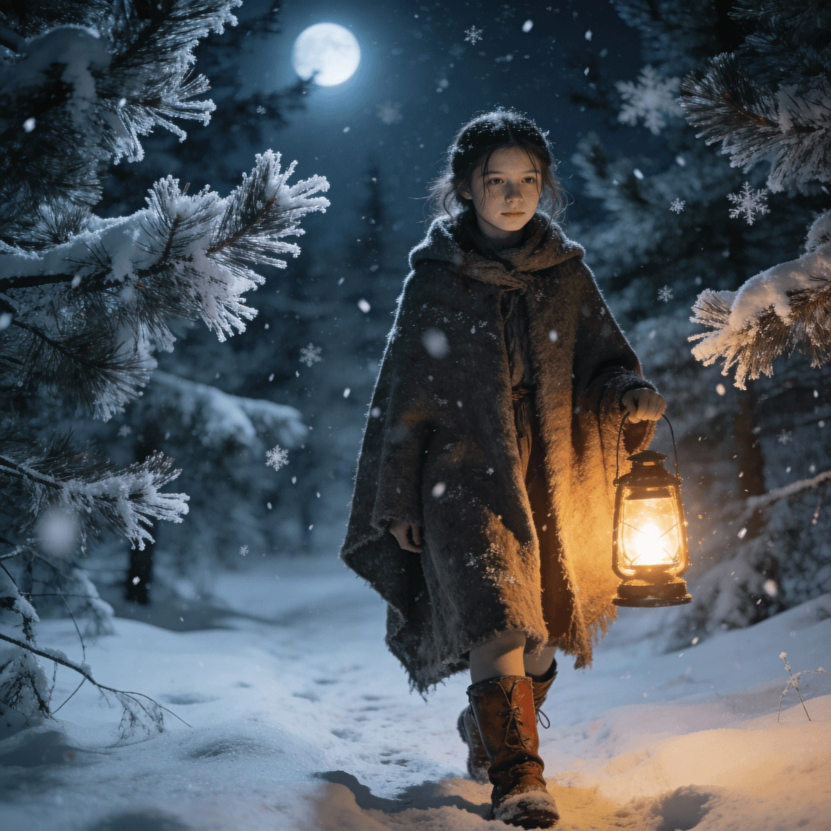 Winter Wonderland example generated with ByteDance SeeDream v4.5