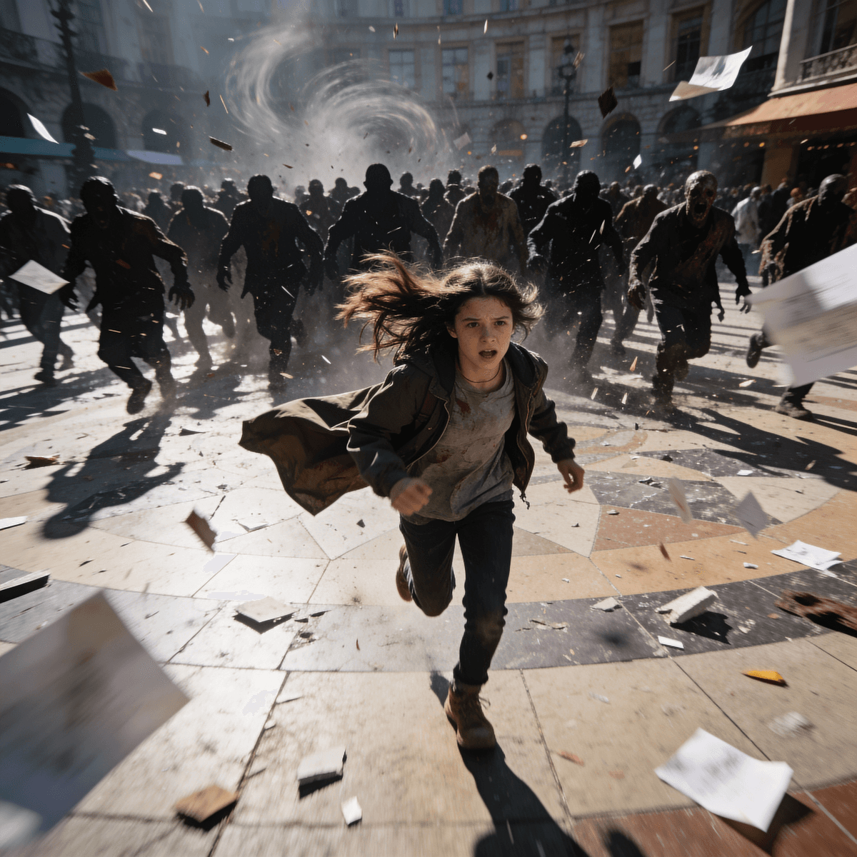 Horde Chase example generated with ByteDance SeeDream v4.5