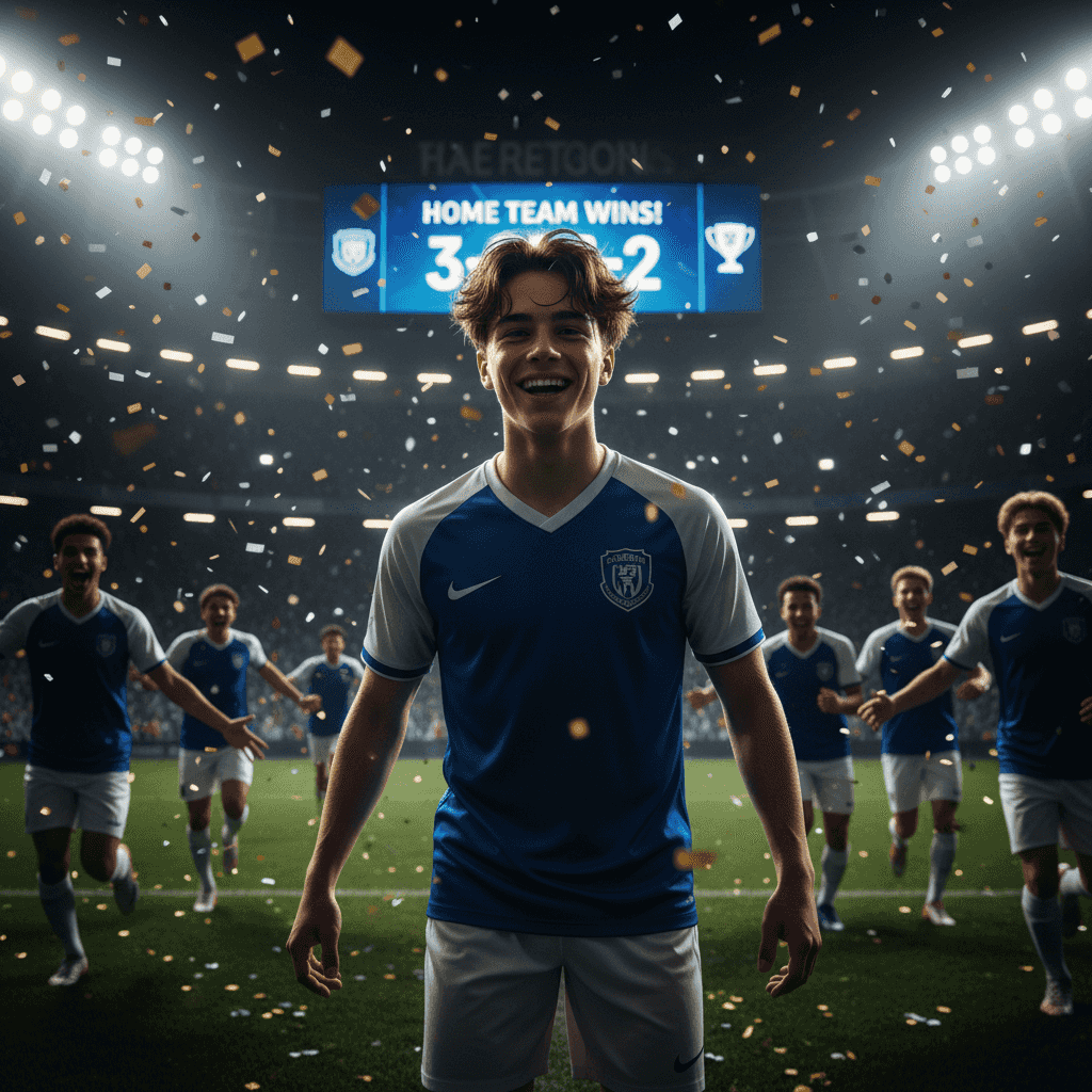 Stadium Scene example generated with Nano Banana