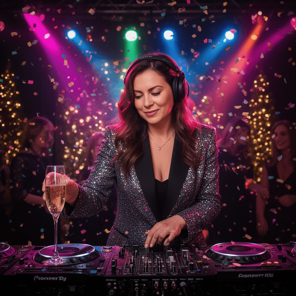 Holiday Party example generated with Flux 2