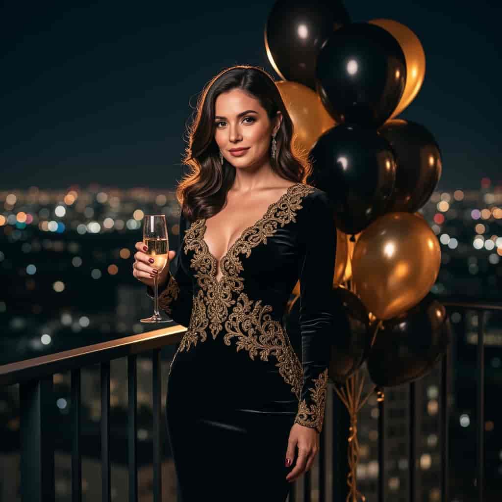 Gold & Black example generated with Flux 2 Flex