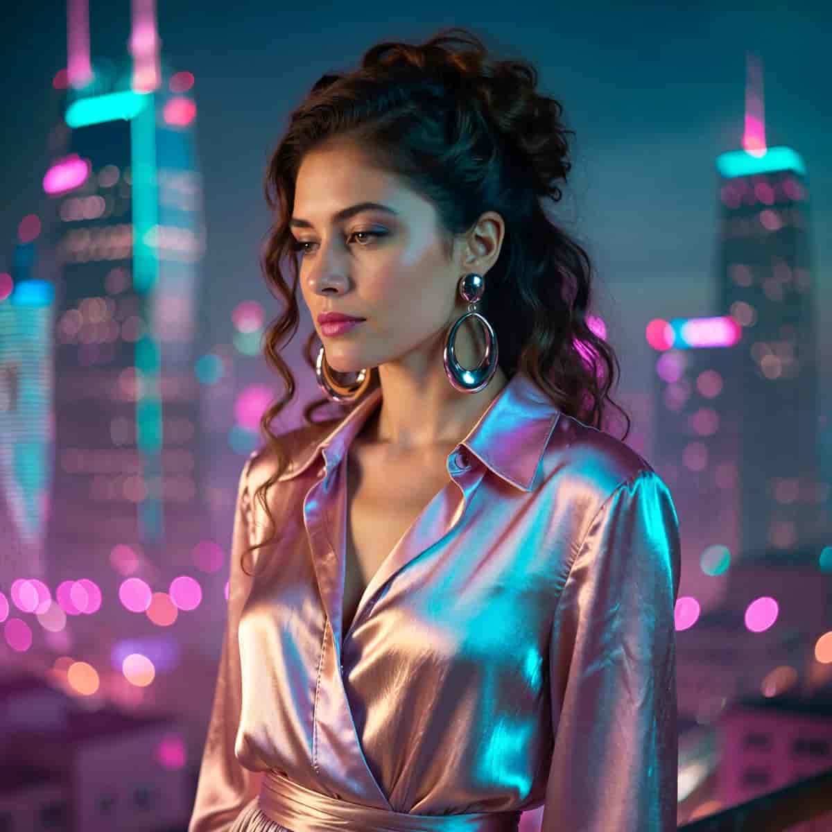 Neon Dreams example generated with ImagineArt 1.5